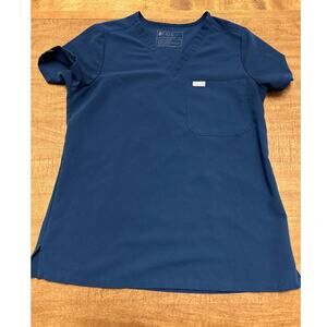 Figs Catarina Scrub Top Sapphire XS